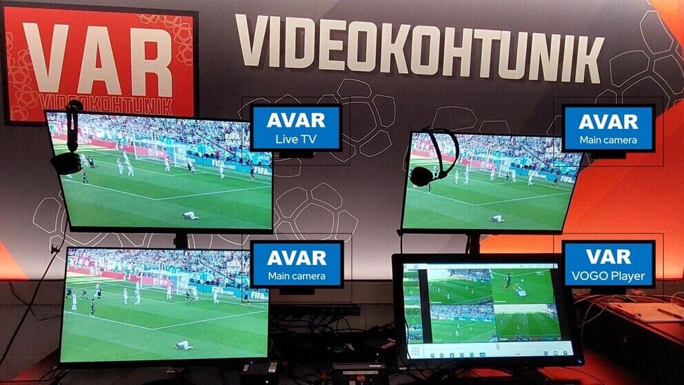 VAR station in the Estonian central VOR Room